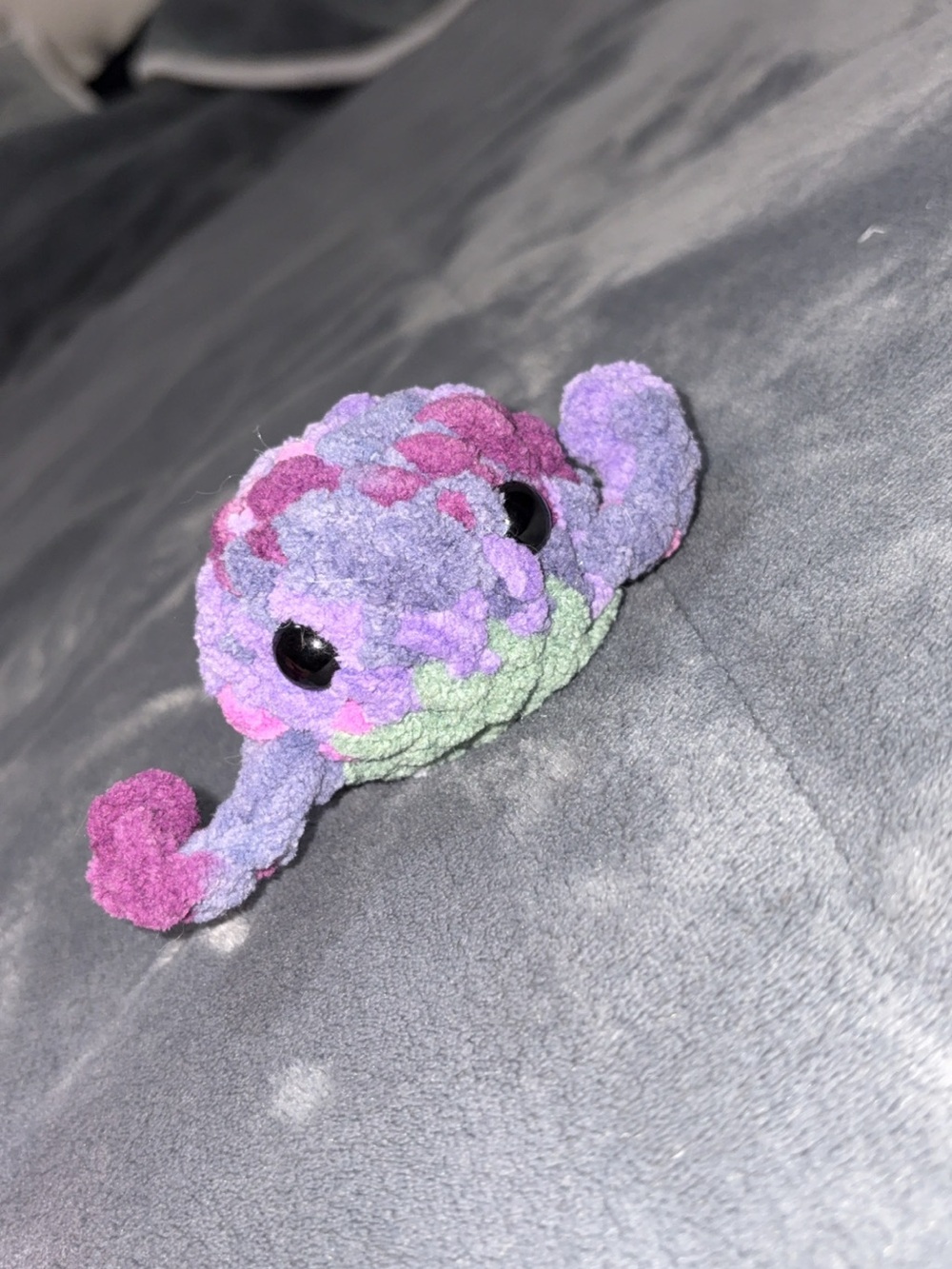 Hand crochet - mini whale